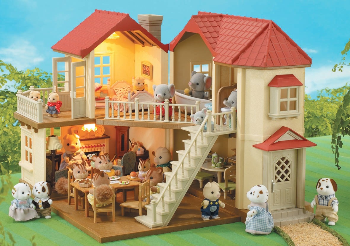 Дом с мебелью sylvanian families