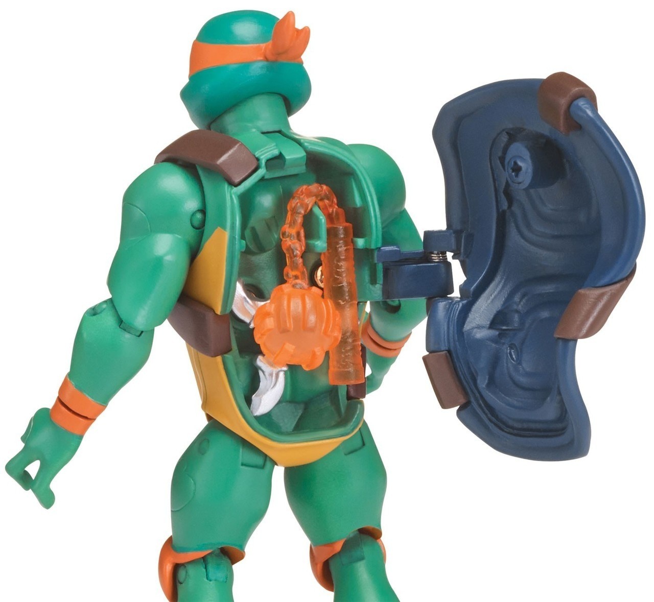 Koop Rise of the Teenage Mutant Ninja Turtles - Rise Of Teenage Mutant Ninja Turtles Battle Shell Action Figure Michelangelo 80828