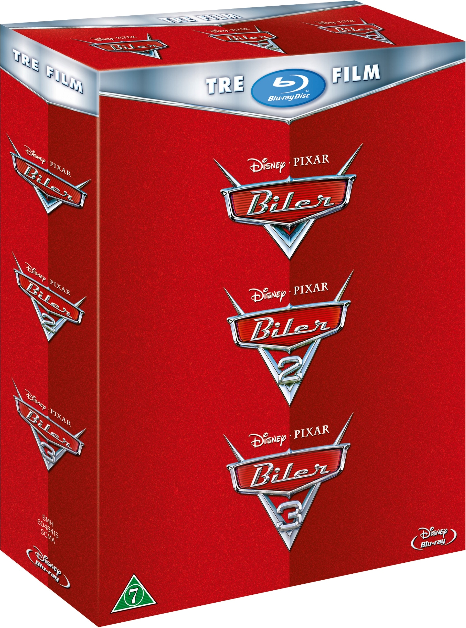 Kop Disney Pixar Cars 1 3 Blu Ray