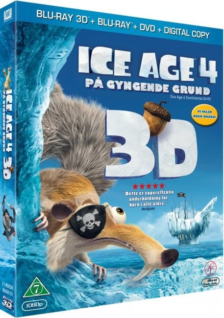 Ice Age 4 - På Gyngende Grund (3D Blu-Ray)