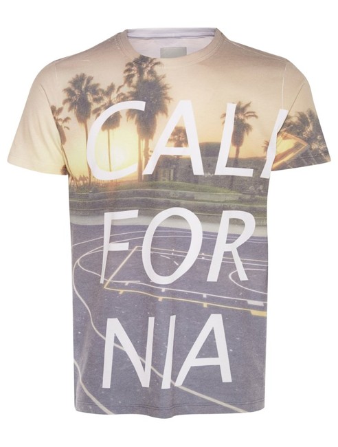 Shine 'Print' T-shirt - California