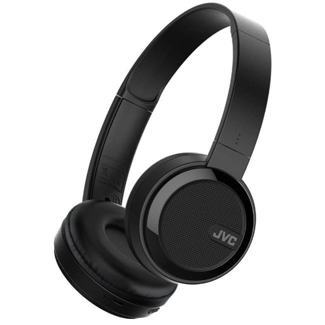 JVC Foldable Bluetooth On Ear Headphones - Black (Model No. HAS40BTBE)