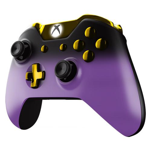 purple and gold xbox one controller