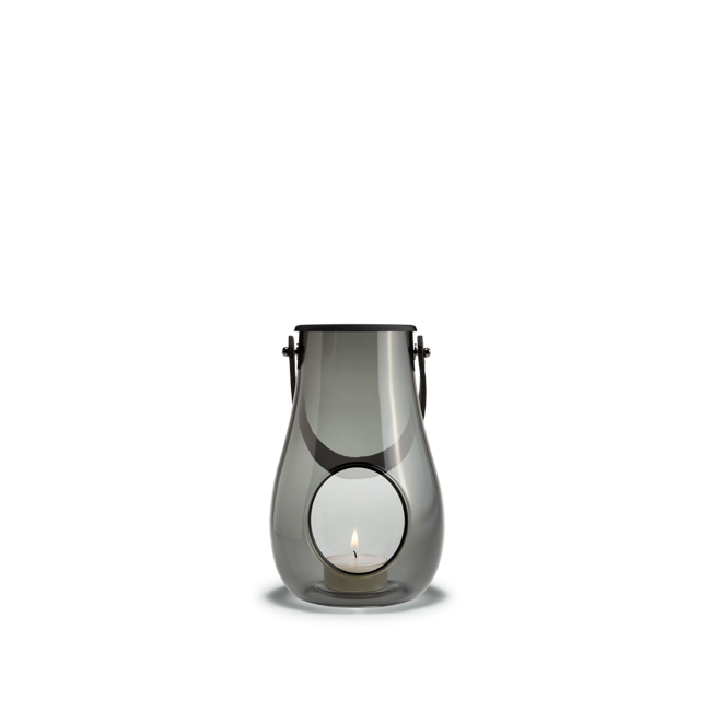 Holmegaard - Design With Light Lantern 16 cm - Smoke (4343534)