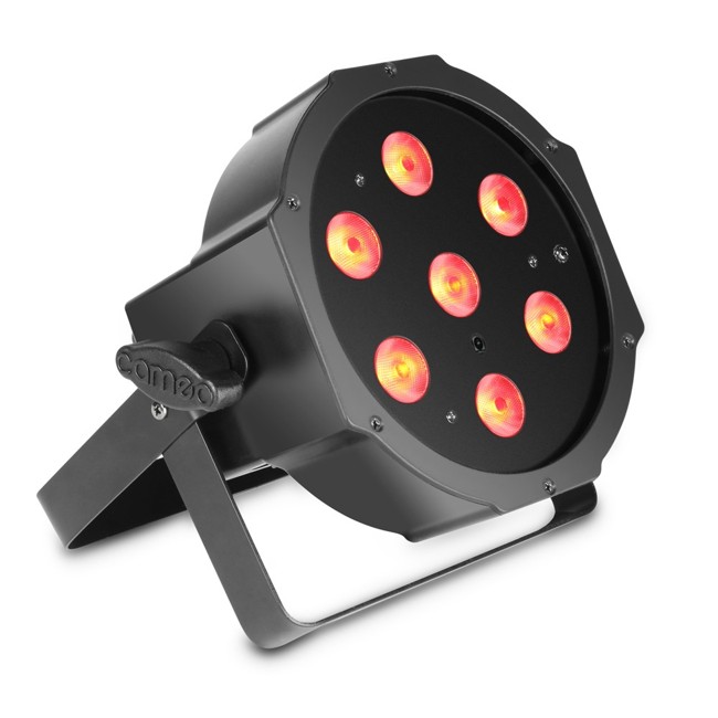 Cameo - FLAT PAR TRI 3W IR - LED RGB PAR Lampe (Black)