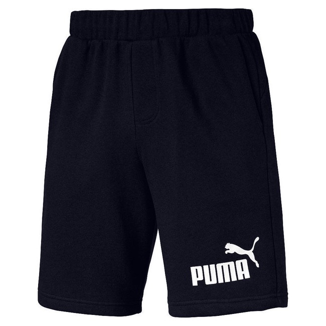 Puma Essential No.1 Mens 9" Sweat Training Jersey Short Navy Blue - L