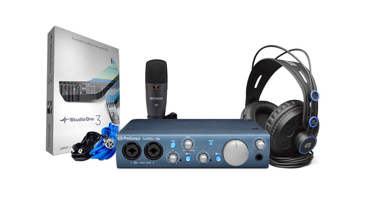 Presonus - Audiobox iTwo Studio - USB Audio Lydkort (Lyd Studie Pakke)