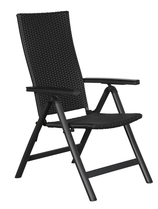 Buy Living Outdoor Liva Position Garden Chair Rattan Black 6299