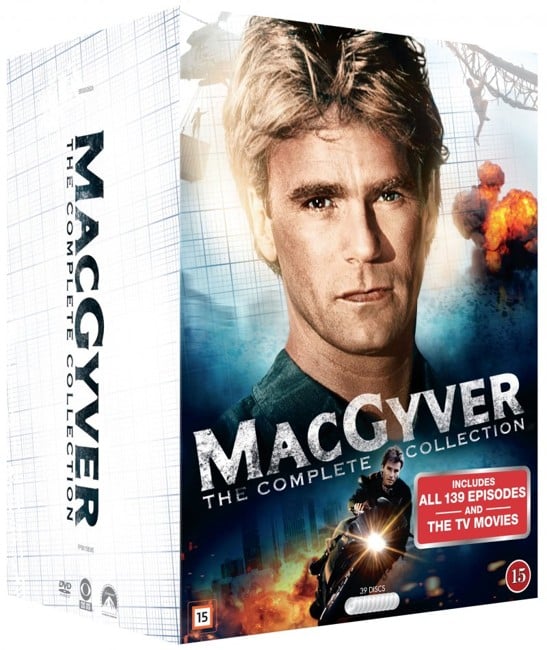 Macgyver Box - Den Komplette Serie + Film (39 disc) - DVD