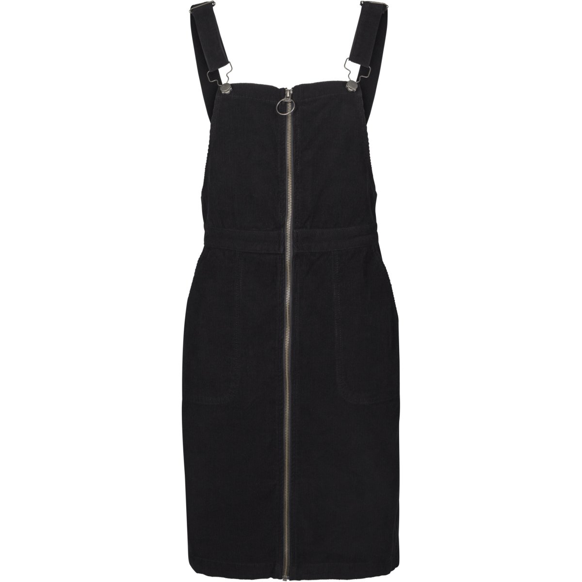 Buy Urban Classics Ladies - Dungaree Corduroy Dress black