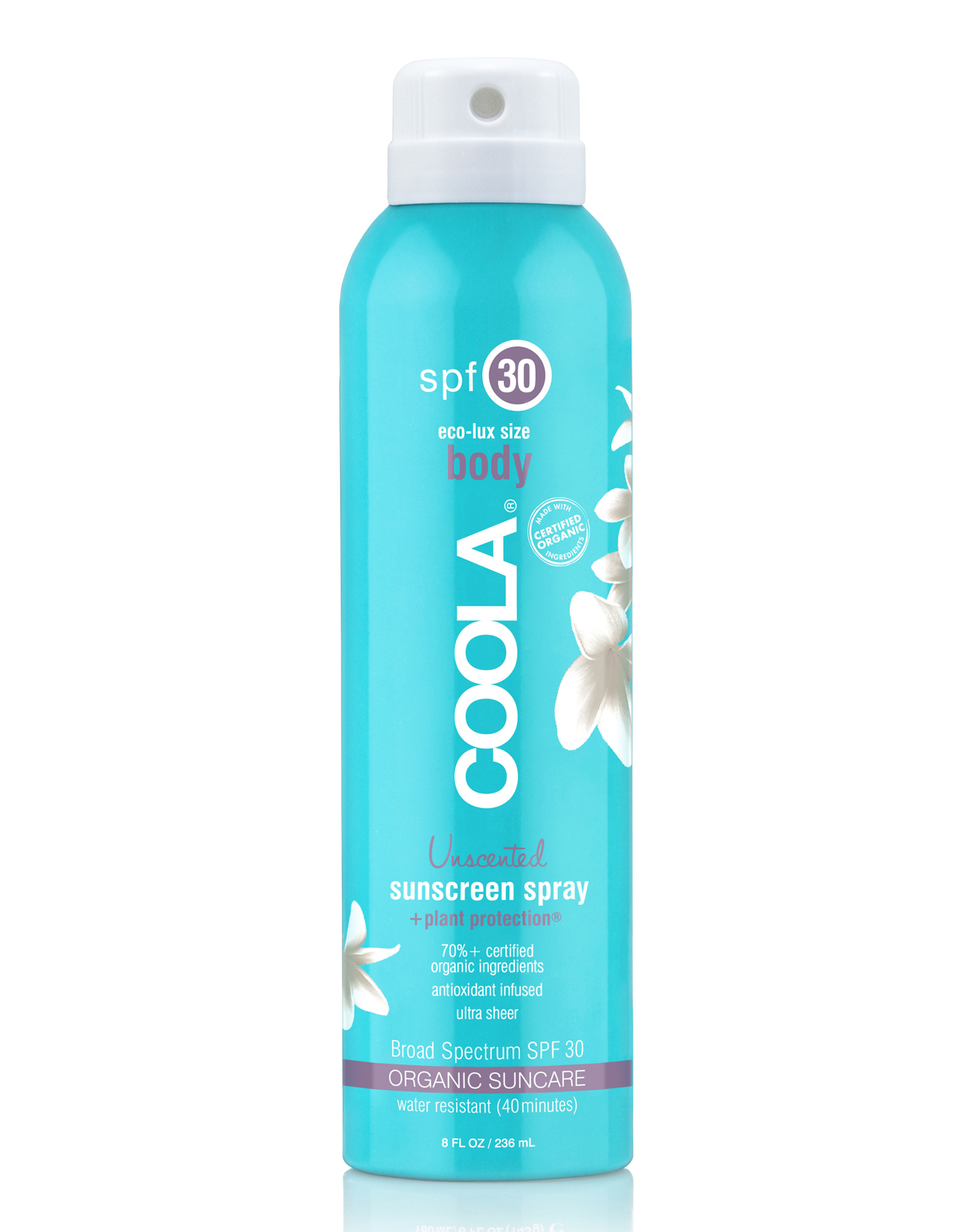 Coola - Sport Spray SF30 - Unparfümiert - 236 ml.