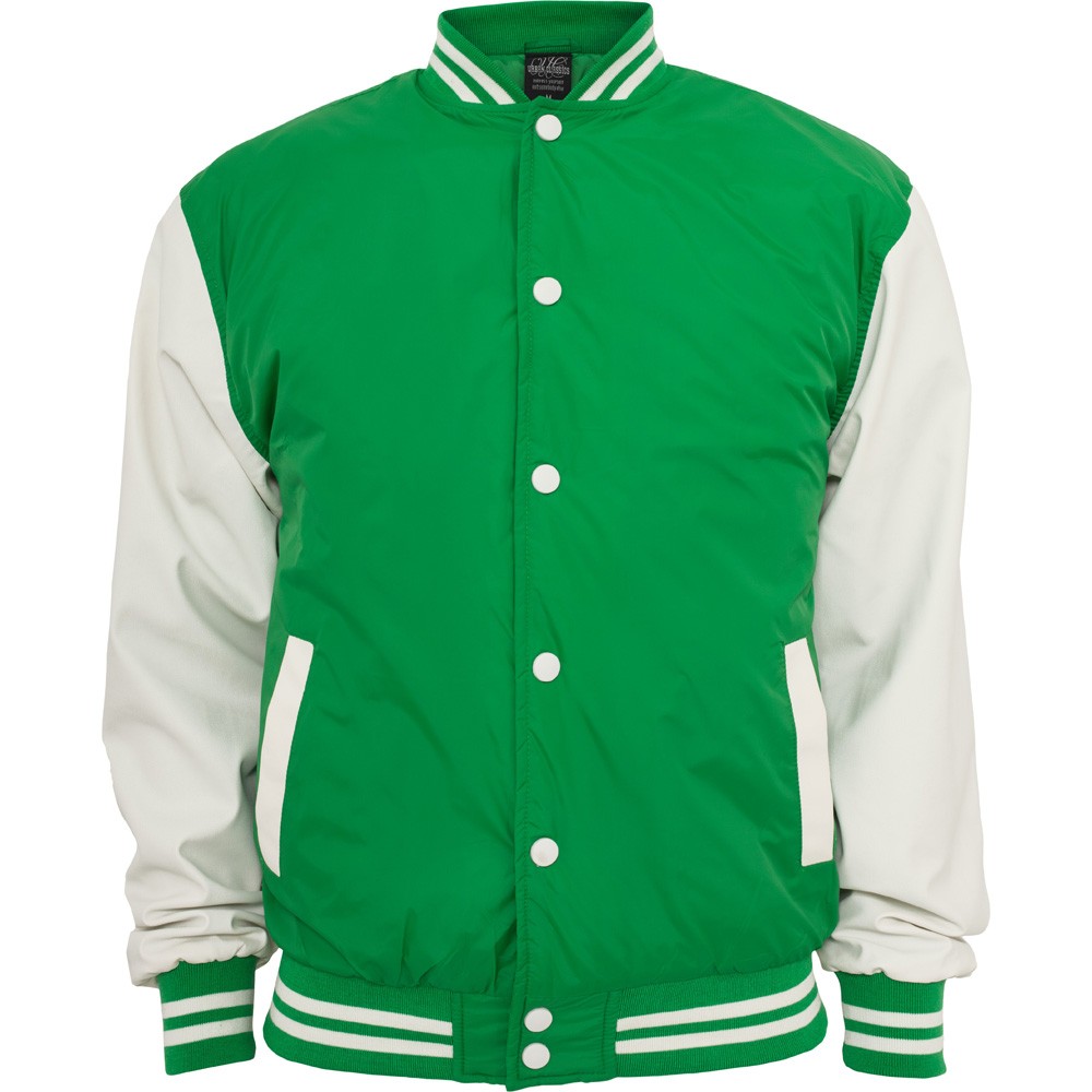 Buy Urban Classics - LIGHT College Jacket celtic green