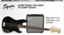 Squier By Fender - Affinity Series Precision PJ Bass - Elektrisk Bas Start Pakke (Black) thumbnail-1