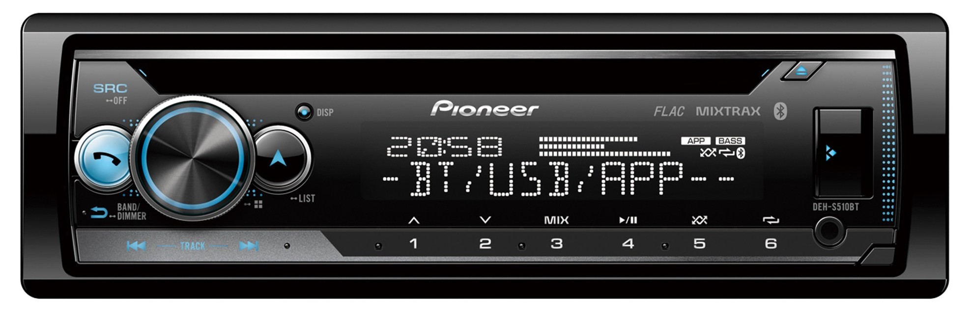 Pioneer DEH-S510BT CD/Bluetooth/Spotify