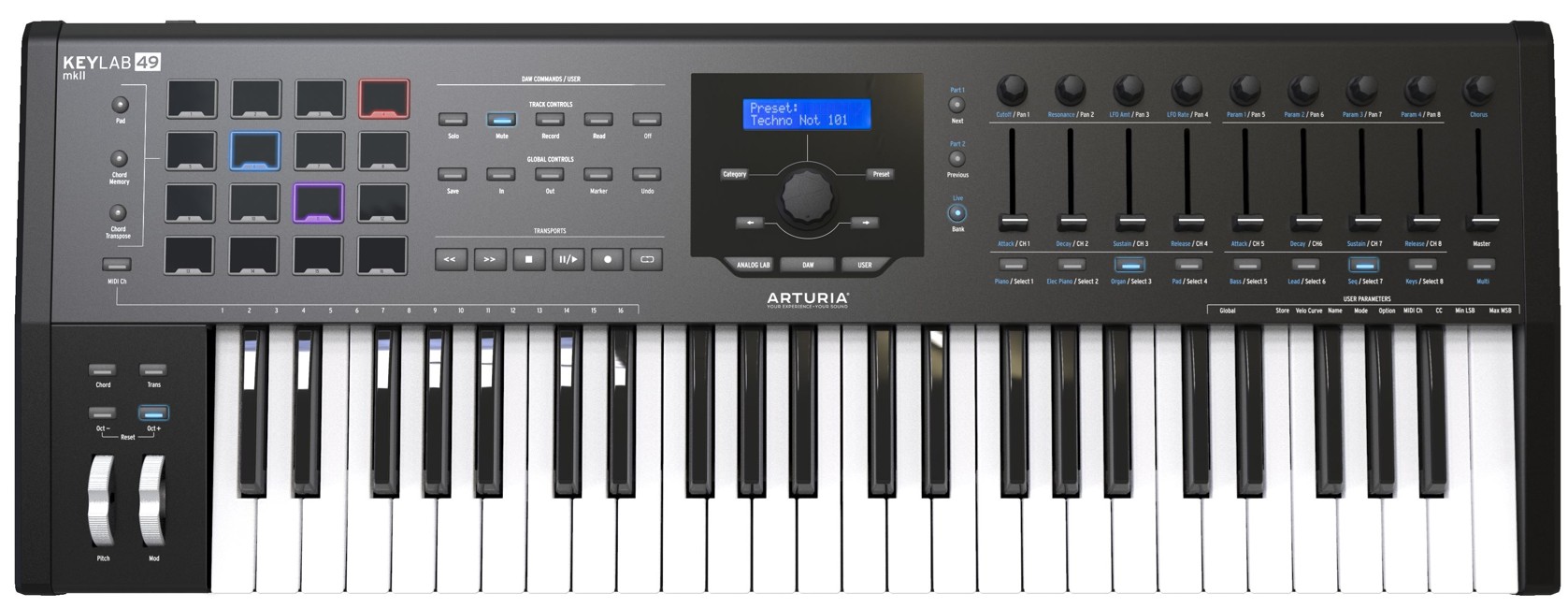Arturia - Keylab 49 MKII - USB MIDI Keyboard (Black)