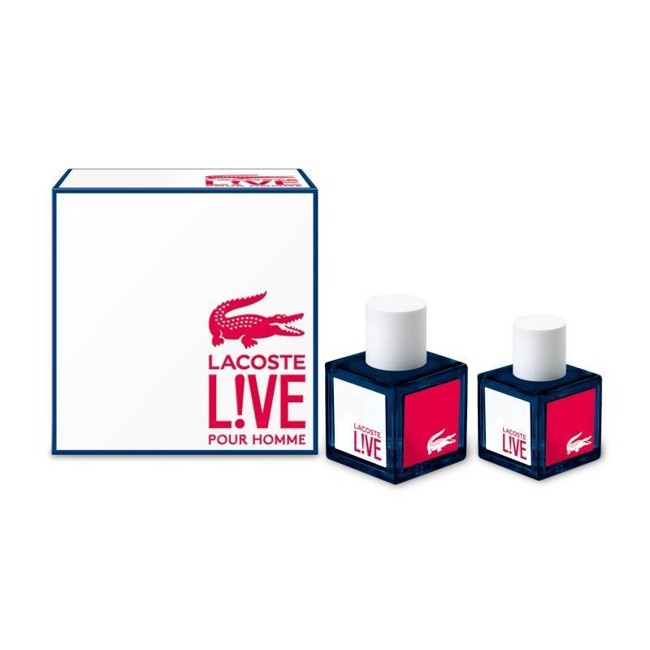 Lacoste - Live EDT 100 ml + EDT 40 ml - Gavesæt