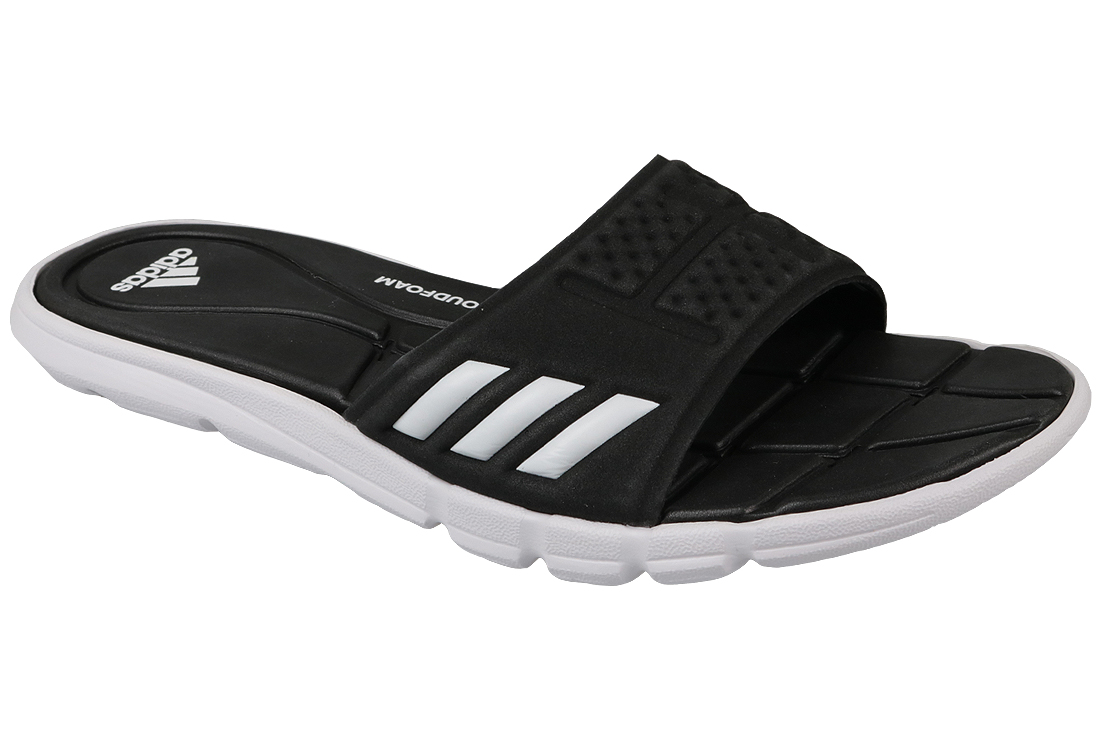 adidas black slides womens