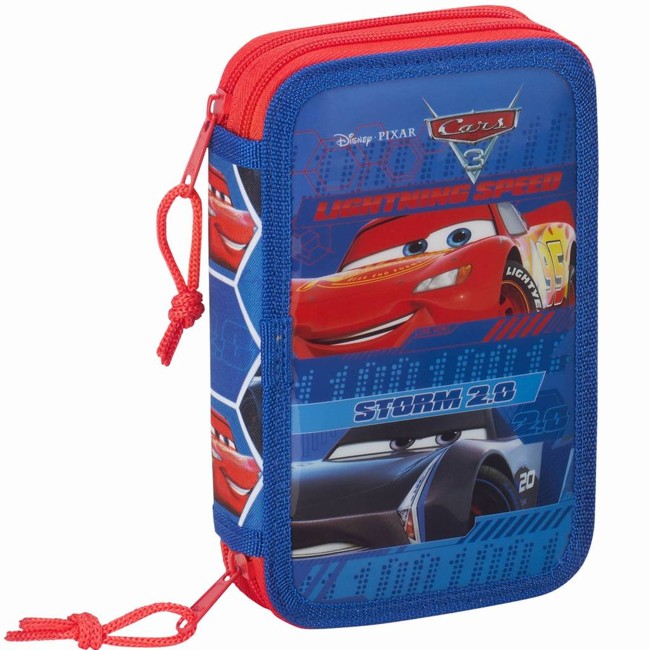 Cars - Filled pencil case - 28 pieces - Multi