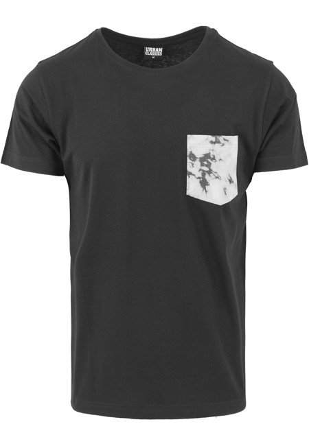 Urban Classics 'Contrast Pocket' T-shirt - Sort