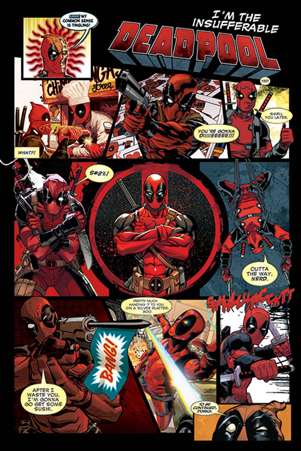Køb Deadpool Panels Maxi Poster 61x91.5cm