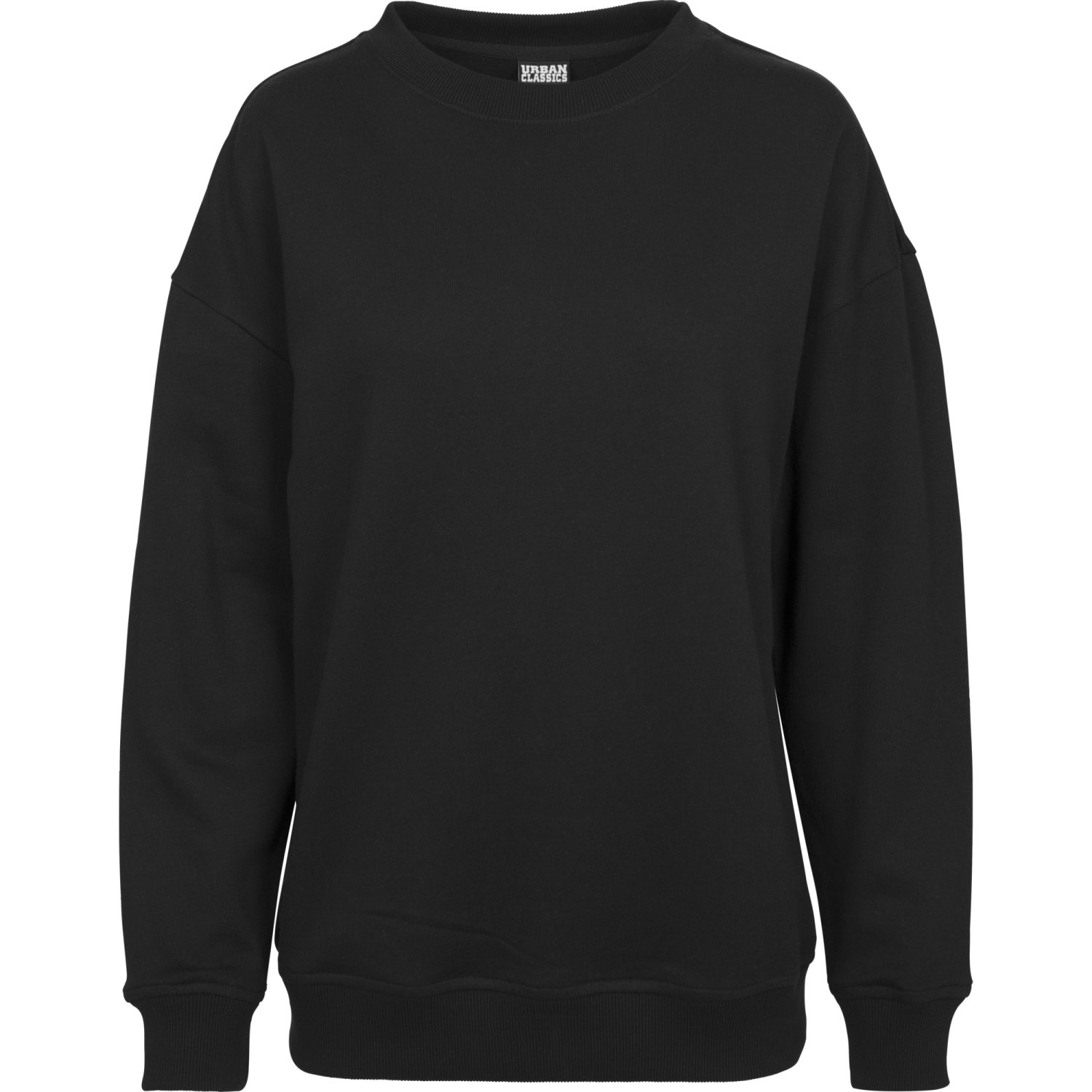 Buy Urban Classics Ladies - Oversize Fleece Pullover black