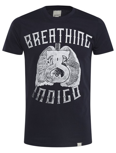 Shine 'Breathing Indigo' T-shirt - Navy
