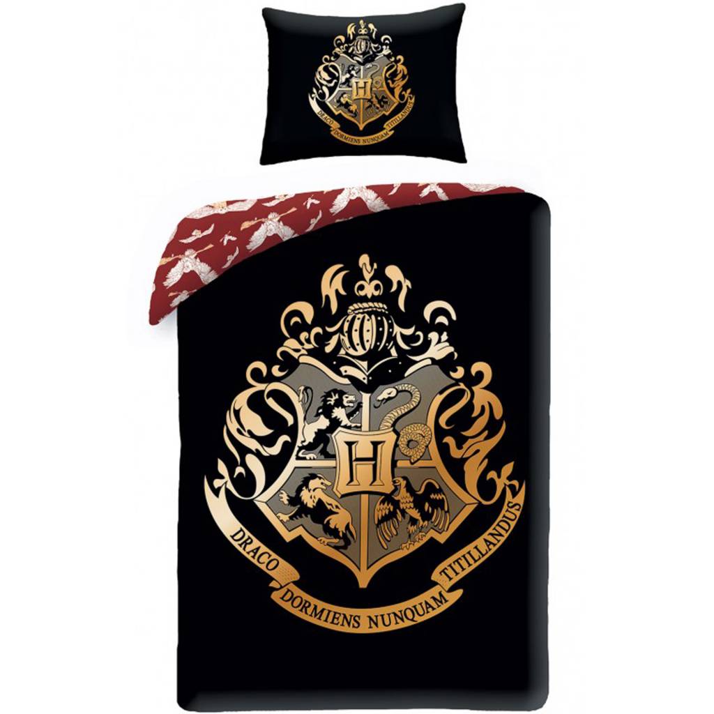 Kaufe Harry Potter Owls Duvet Cover Single 140 X 200 Cm Black