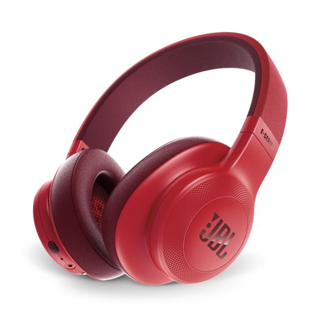 JBL - E55BT Trådløs Over-Ear Hovedtelefon Rød