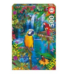 Educa - Puzzle - 500 pc - Bird Tropical (015512)