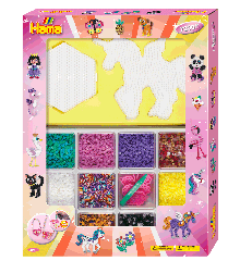 Hama Beads - Midi Open Giftset 7200 beads - Pink (383071)