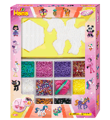 HAMA - Midi Beads Open Giftset 7200 beads - Pink (383071)