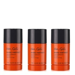 Van Gils - 3x Basic Instinct  Deodorant Stick 75 ml