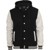 Urban Classics - Hooded Oldschool College Jacket black thumbnail-1