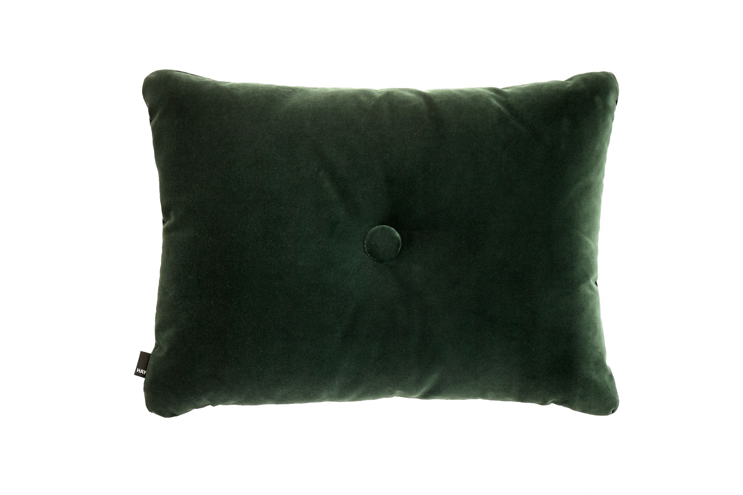 HAY - Dot Cushion 1 dot SOFT Dark green - Pynteputer - Grønn