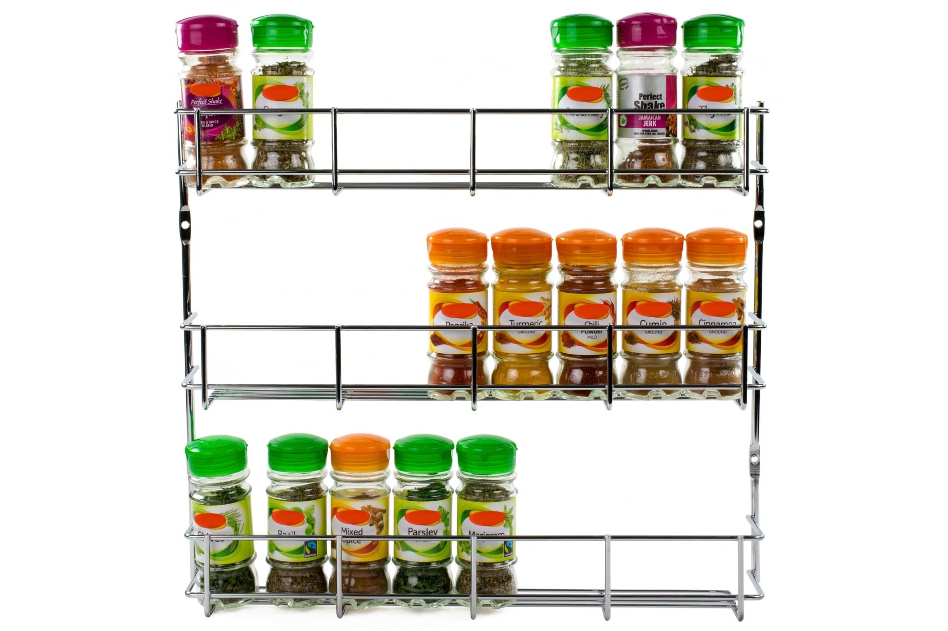 Kop Andrew James 3 Tier Spice Herb Rack For Wall Or Kitchen Cupboard Storage