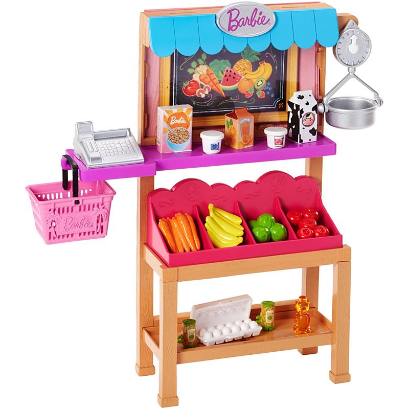 barbie grocery store playset