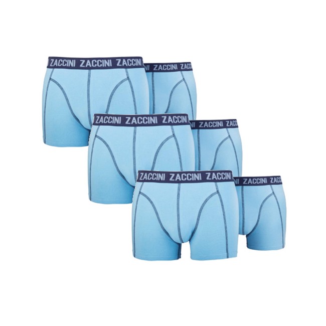 Zaccini 6-Pack Boxer shorts Sky Blue-