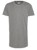 Shine 'Long Oversize Zip' T-shirt - Grey Mel thumbnail-1
