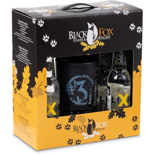 Black Fox Gin #3 Rabarber - Gaveæske