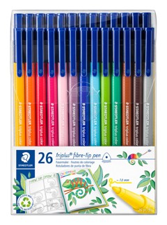 Staedtler - Triplus brilliant colour, 26 pcs (323 TB26)