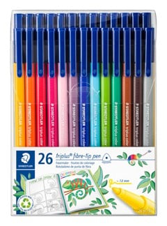 Staedtler - triplus brilliant colour, 26 stk