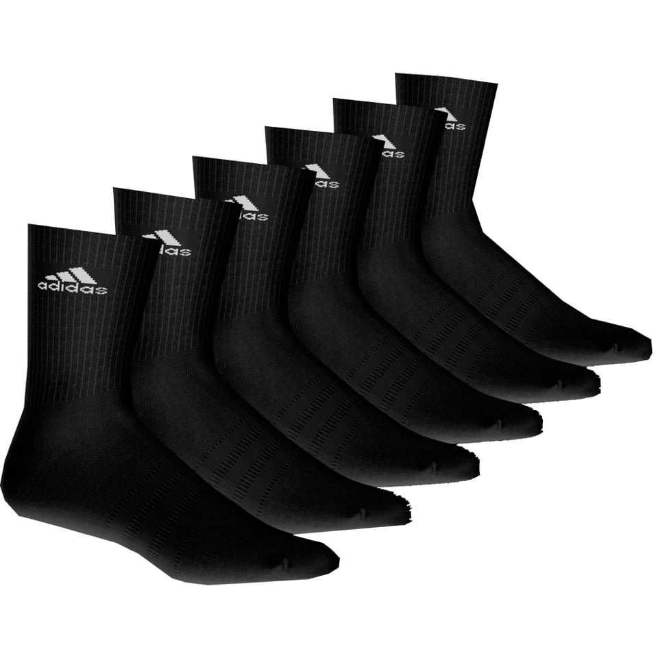 Til fods vigtig whisky Køb Adidas '6-Pack Performence' Sokker - Black
