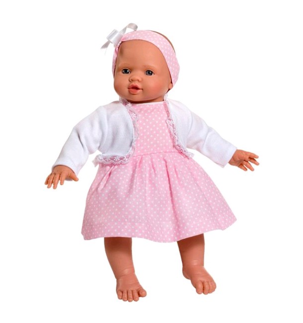 ​Asi Dukker - Popo babydukke med pink kjole (36 cm)