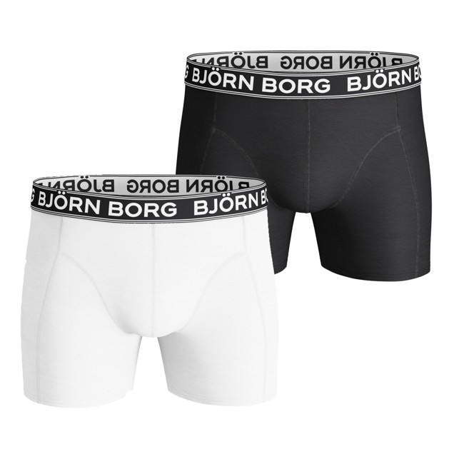 Björn Borg '2-Pack Iconic Ltd Ed' Boxershorts - Black / White
