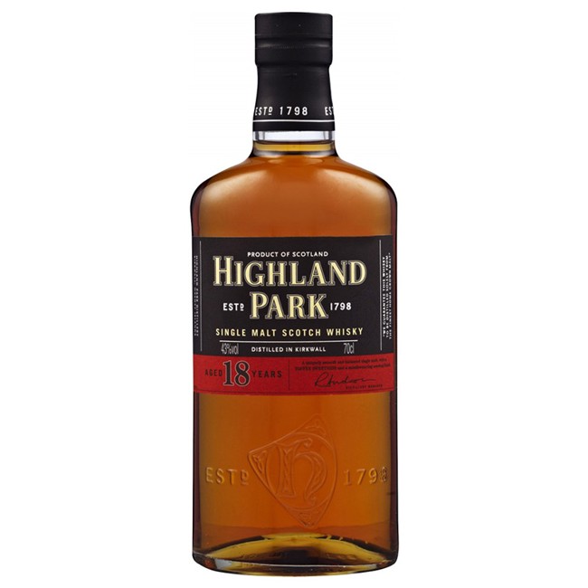 Highland Park - 18 Års Single Malt Whisky, 70 cl