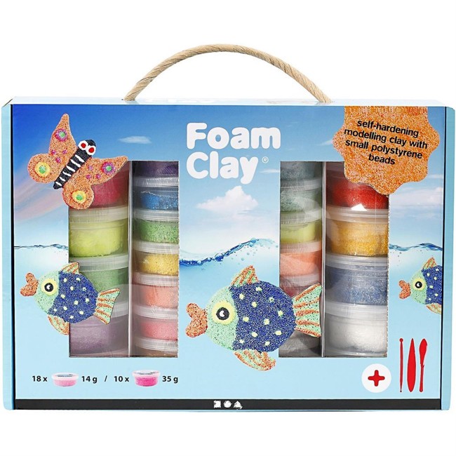 Foam Clay - Set - Diverse Kleuren
