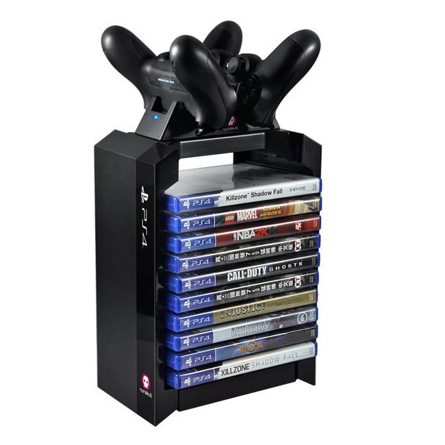 Official PS4 Games Tower + Dual Charger (UK)
