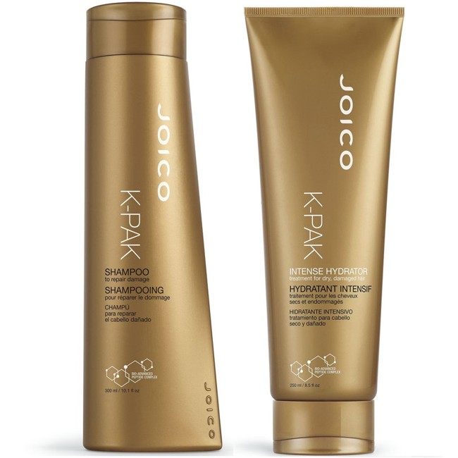 Joico - K-Pak Shampoo 300ml + Intense Hydrator 250ml Set