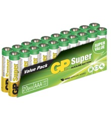 GP Super Alkaline AAA - 20 batteries