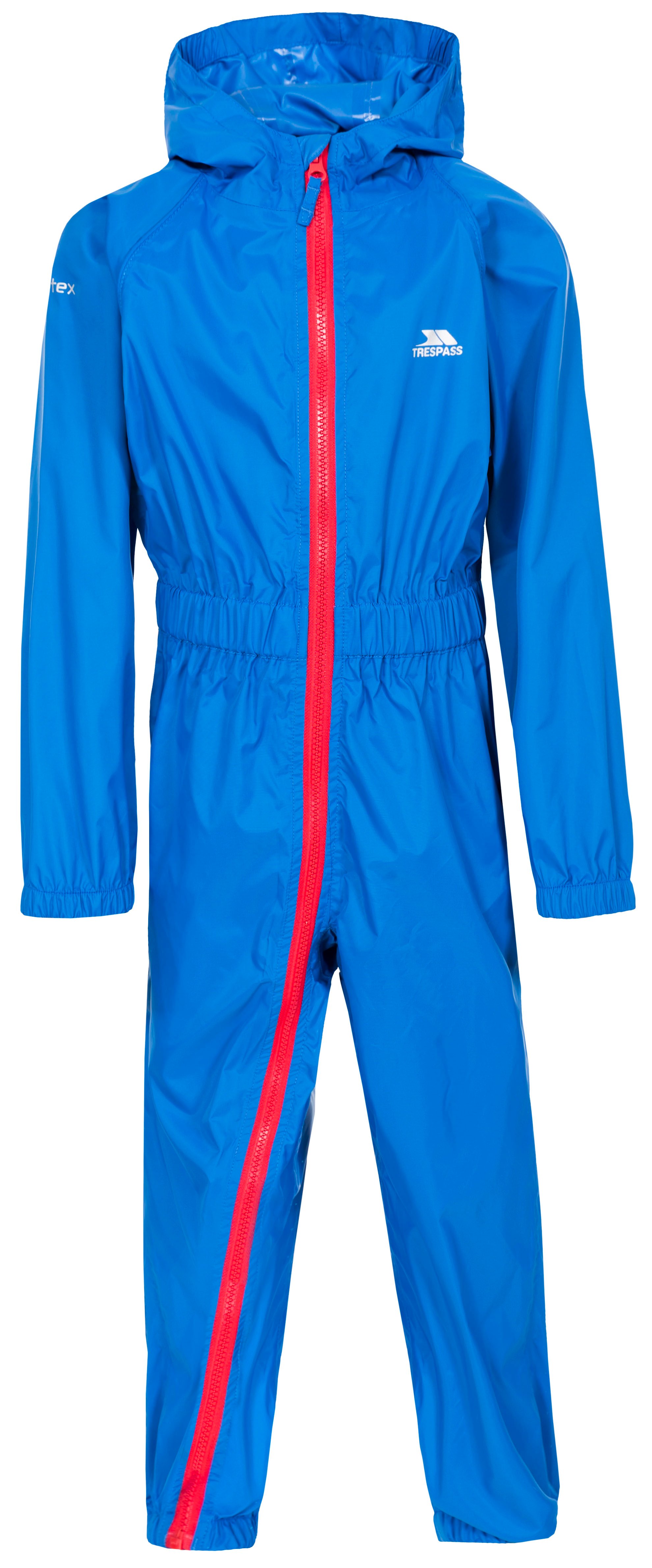 Trespass Button II Babies Waterproof All in One Rain Suit Breathable /& Full Zip